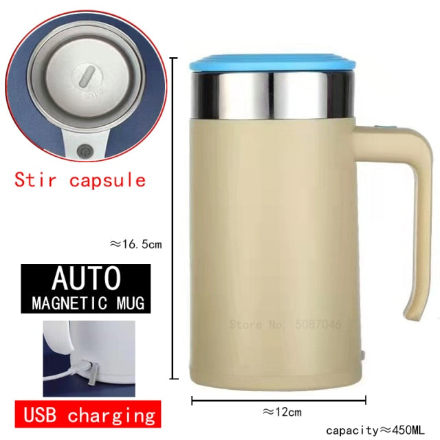 Automatic Self Stirring Magnetic Mug